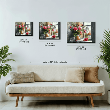 Paint by numbers - Window Flowers - MyArt