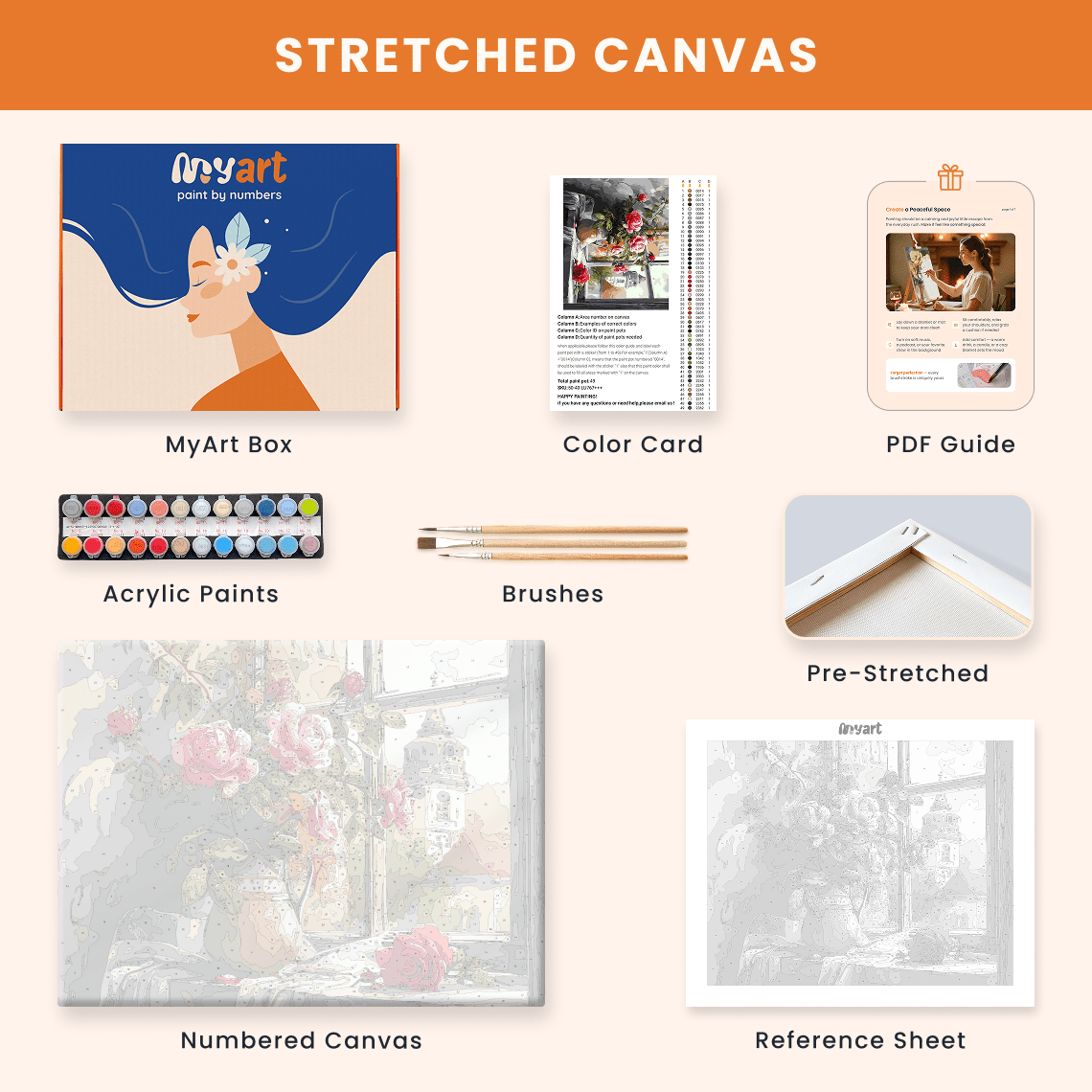 Paint by numbers - Window Flowers - MyArt