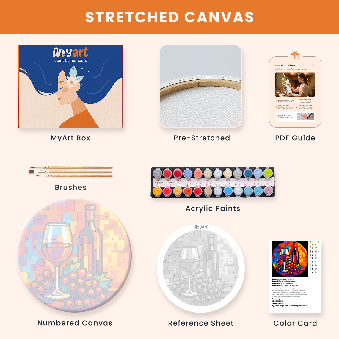 Paint by numbers - Wine Time - MyArt