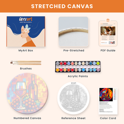 Paint by numbers - Wine Time - MyArt