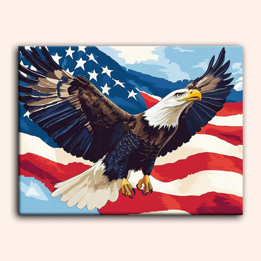 Paint by numbers - Winged Patriot - MyArt