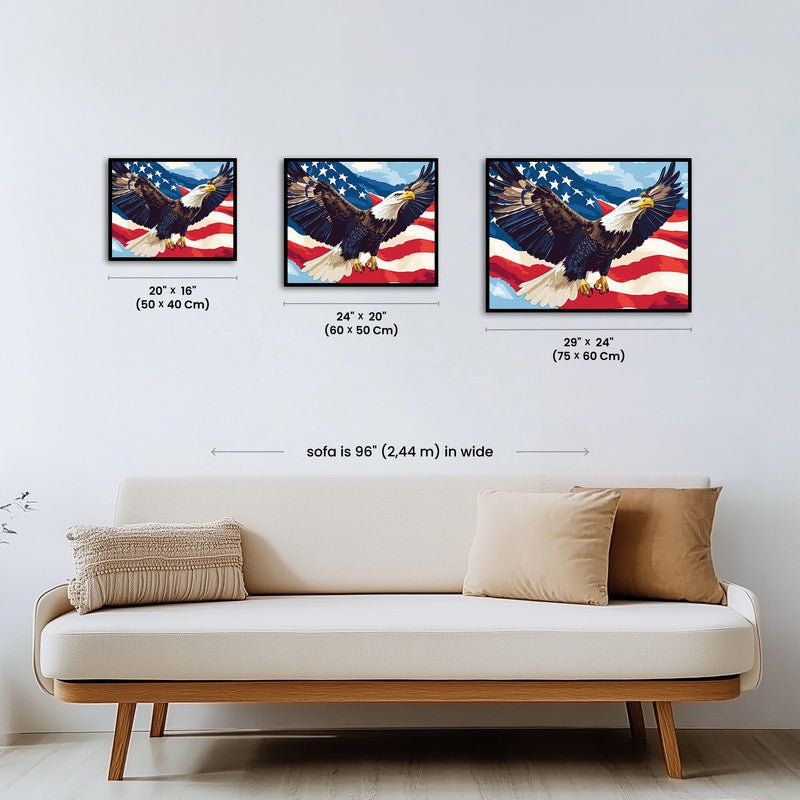 Paint by numbers - Winged Patriot - MyArt