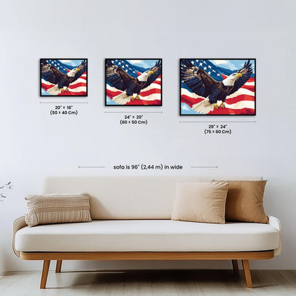 Paint by numbers - Winged Patriot - MyArt