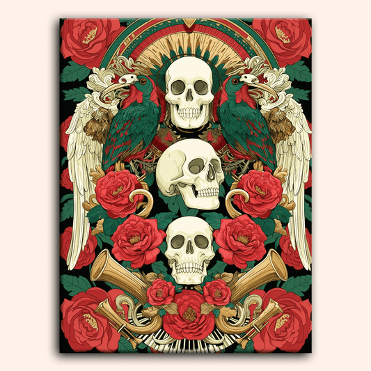 Paint by numbers - Winged Bones - MyArt