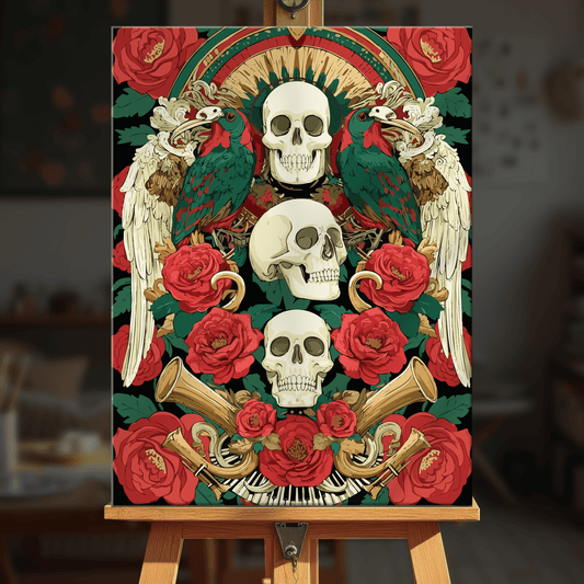 Paint by numbers - Winged Bones - MyArt