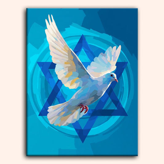Paint by numbers - Wings of Peace - MyArt