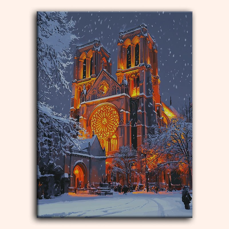 Paint by numbers - Winter Sanctuary - MyArt