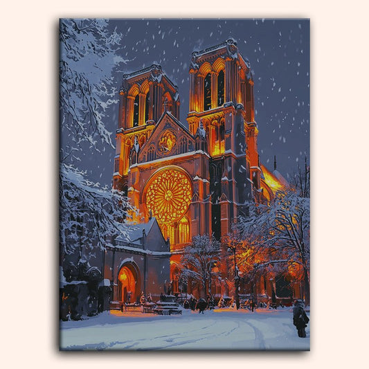 Paint by numbers - Winter Sanctuary - MyArt