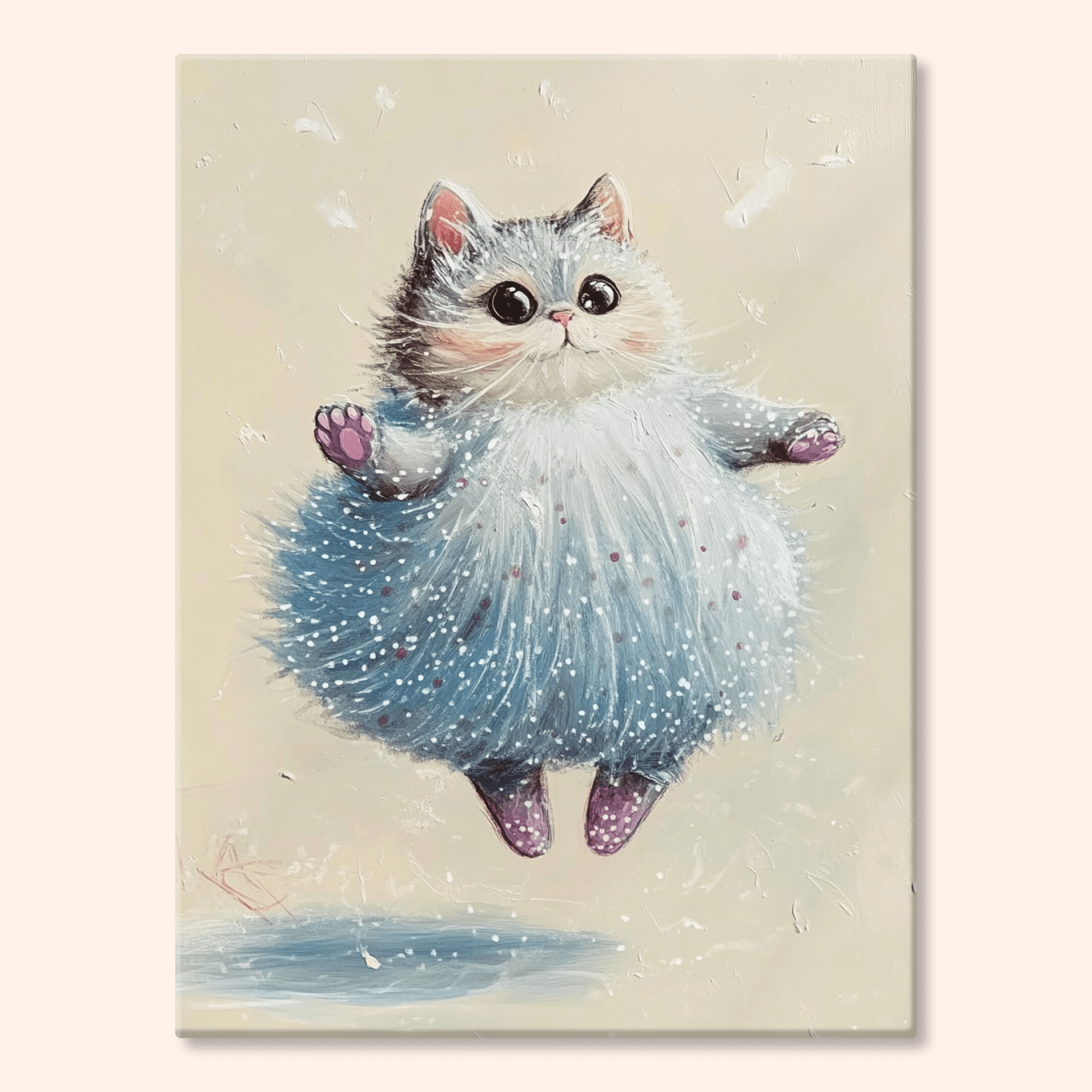 Paint by numbers - Winter Whiskers - MyArt