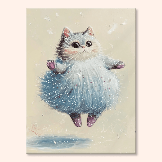 Paint by numbers - Winter Whiskers - MyArt