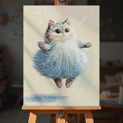 Paint by numbers - Winter Whiskers - MyArt