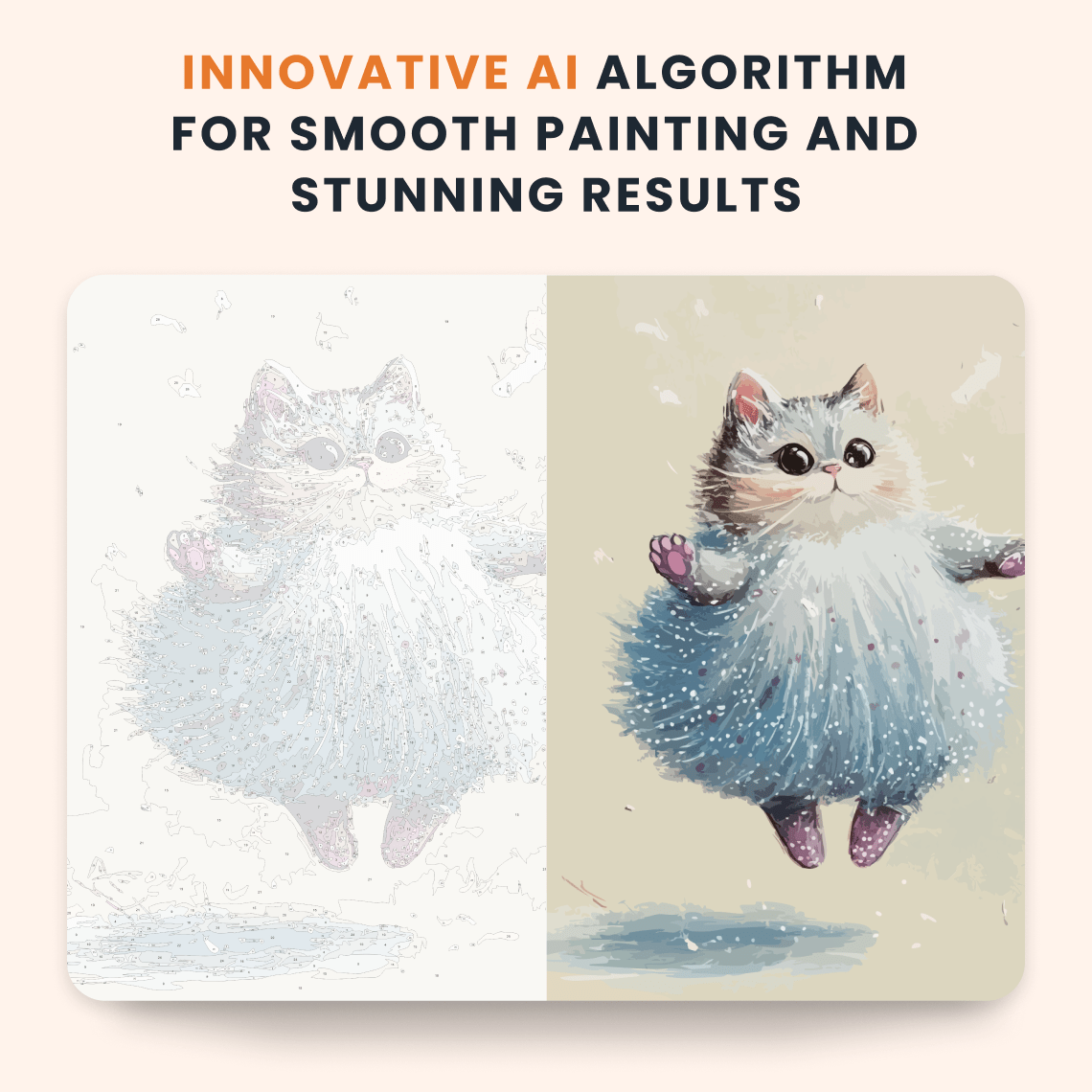 Paint by numbers - Winter Whiskers - MyArt