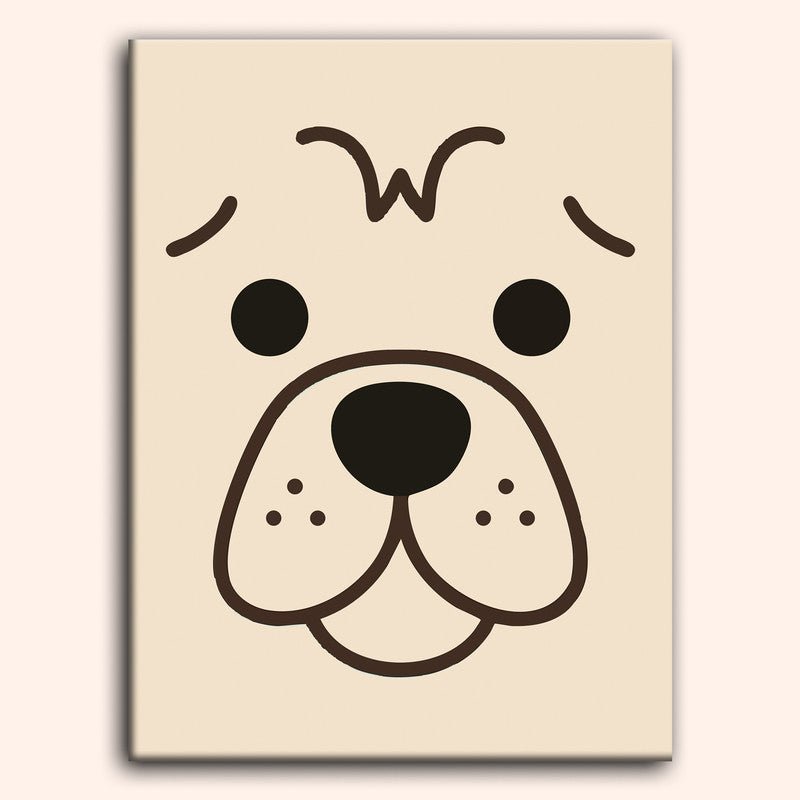 Paint by numbers - Worried Snout - MyArt