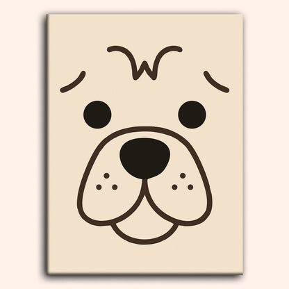Paint by numbers - Worried Snout - MyArt