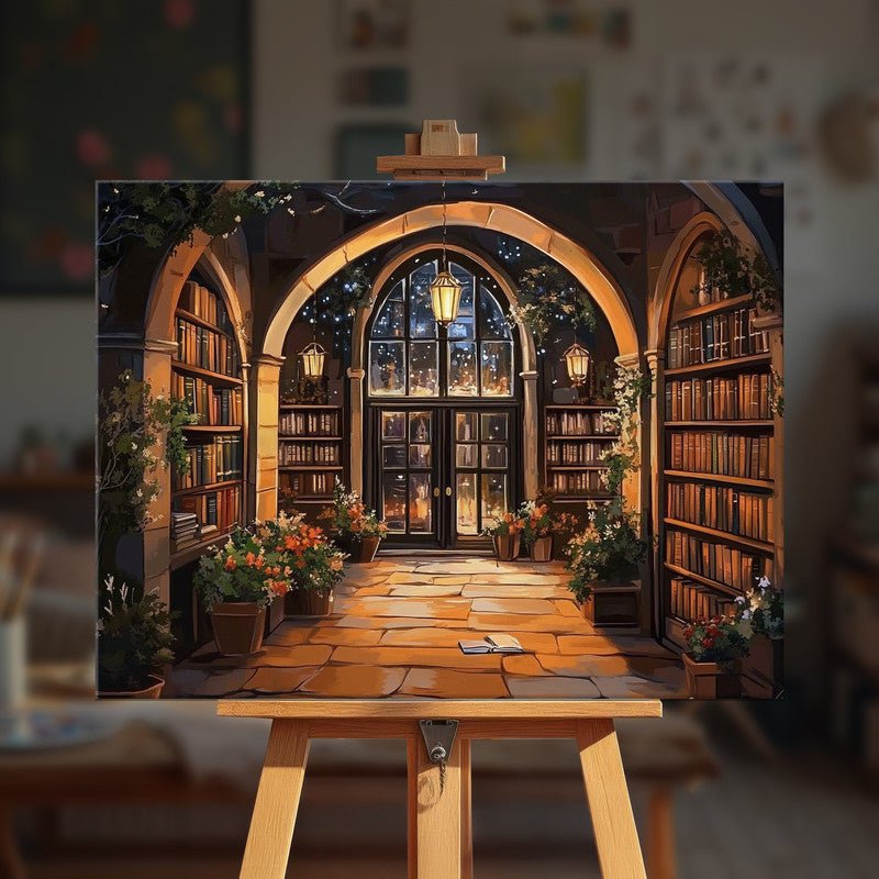 Paint by numbers - Secret Bookstore - MyArt