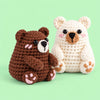 Cocoa and Cream Bears: brown and cream bears