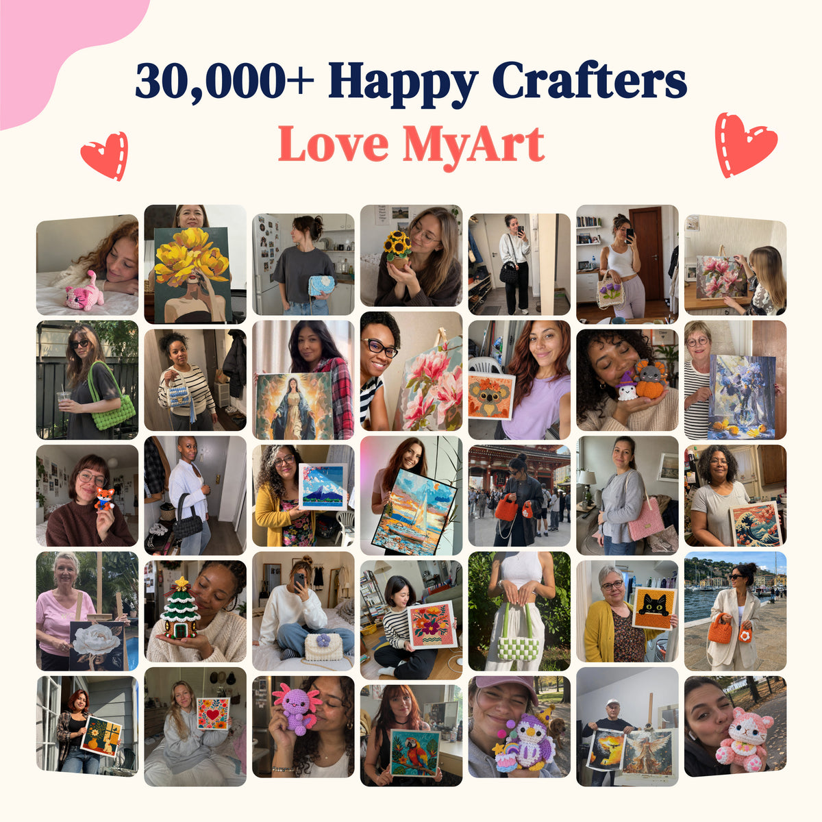 MyArt crafter community collage