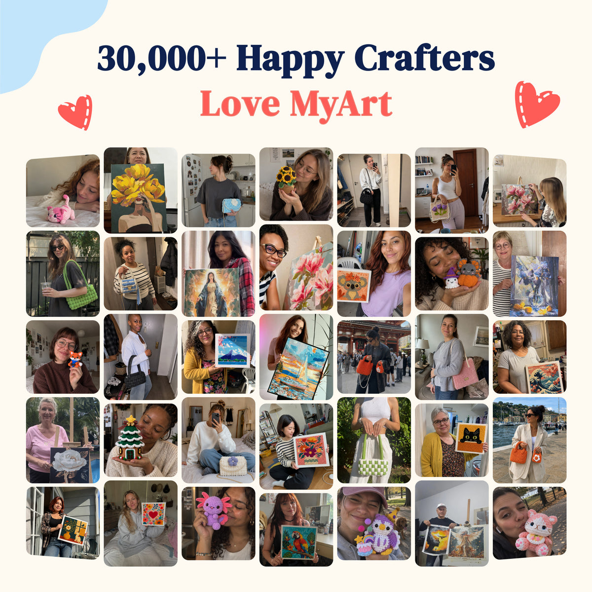 MyArt crafter community collage