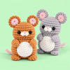 Pocket Mouse Pals: cinnamon and grey mice with large round ears